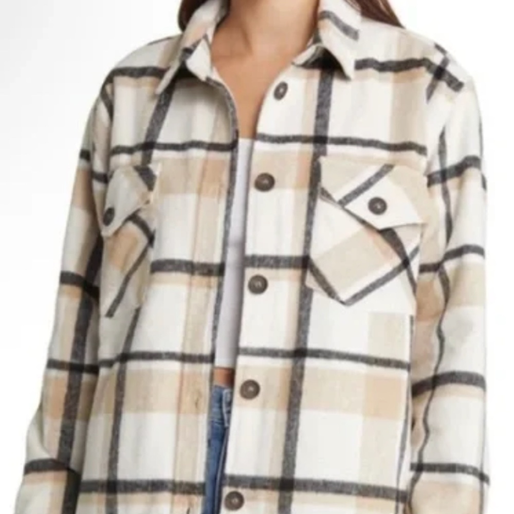 Thread & Supply Plaid Shirt Jacket
